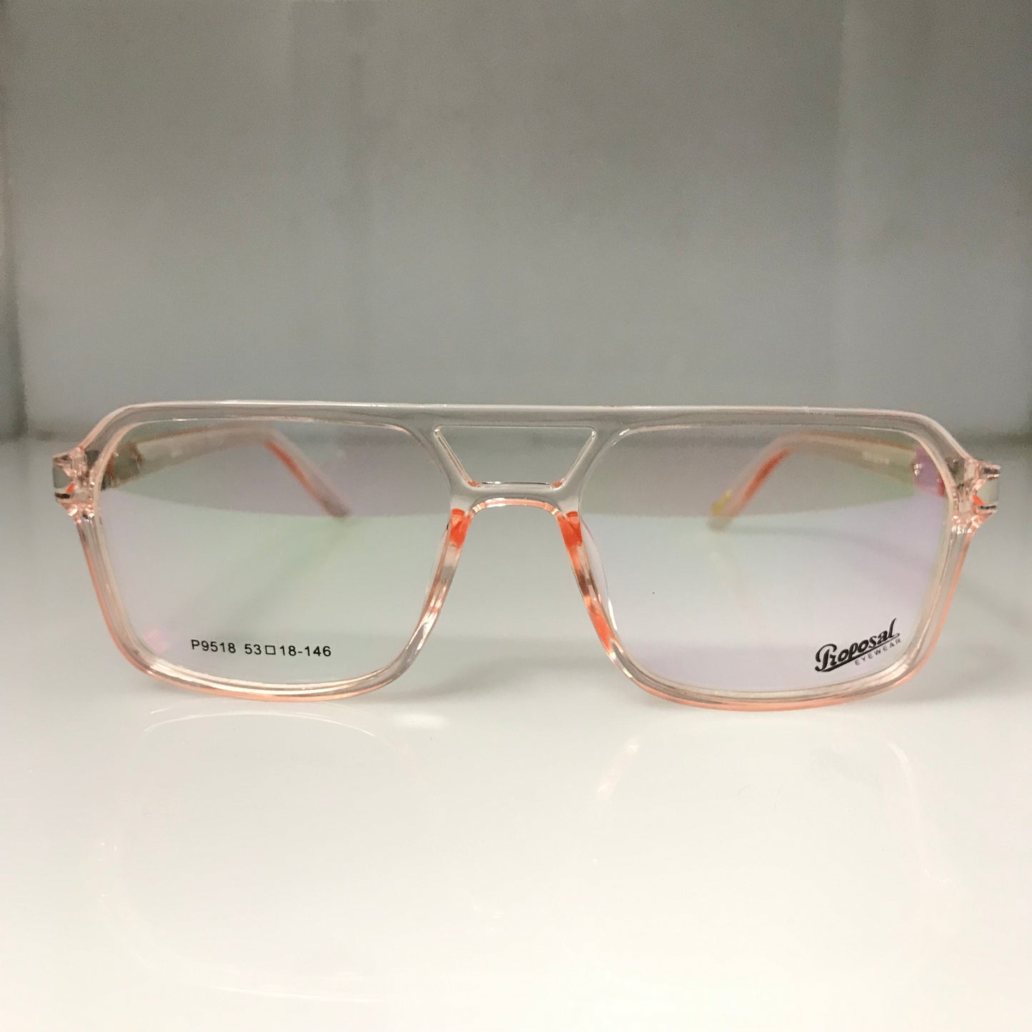 Attractive Transparent frame glasses new design with