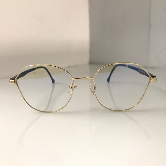 Beautiful cat eye glasses with metal frame