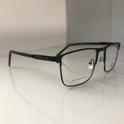 Full rim metallic rectangular frame