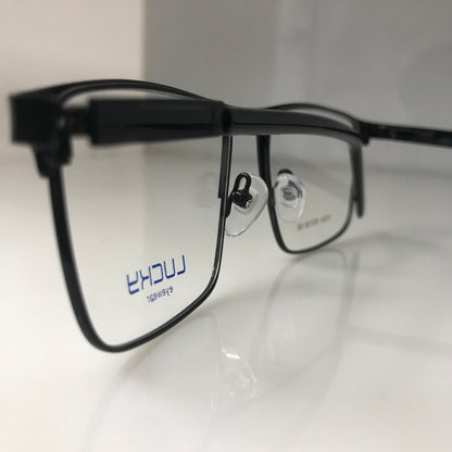 Full rim metallic rectangular frame